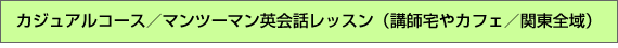 カジュアルコース